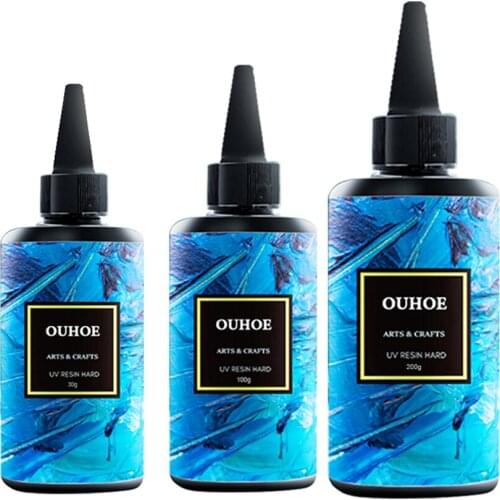 DIY Acrylic Resin Glue UV Resin Hard Acrylic Ultraviolet Clear Transparent Craft Jewelry Mold Non-toxic