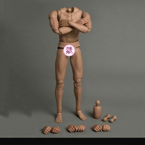 1/6 Scale Flexible Durable Action figure Military concept 12" PVC Male Figure Body Toys Collection Accessories