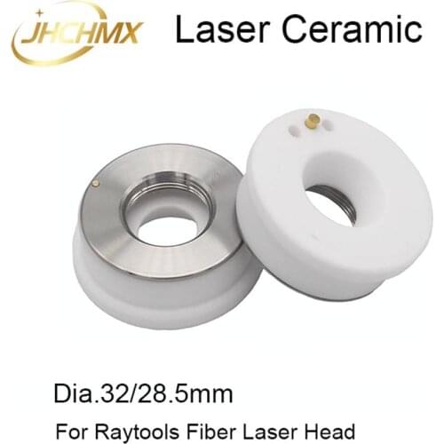 JHCHMX Raytools Ceramic Nozzles Holder Dia.32mm For Raytools AK270/BT230/BT240 Laser Head Bodor Glorystar Fiber Laser Machines