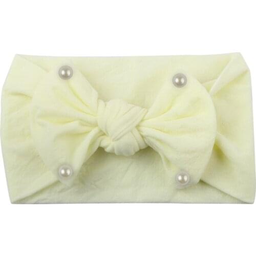 Creative baby hair accessories super soft nylon bowknot childrens accessories cute princess hair band nylon headband for baby