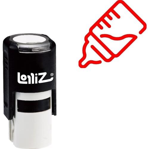 LolliZ Bottle 2 Self-Inking Rubber Stamp - Modern Symbol Series