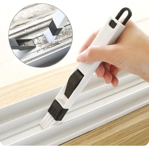 Multifunction Computer Window Cleaning Brush Window Groove Keyboard Cleaner Nook Cranny Dust Shovel Window Track Cleaner Tools