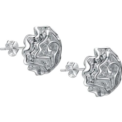 Flower tiered high quality free shipping Silver Earrings for women fashion jewelry earrings /JQZJASHY ENCCCSKI