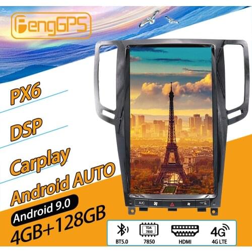 For Infiniti G37 Android Radio G35 G25 G37S Coupe Multimedia Car Auto Audio Stereo Player Recorder Tesla GPS Navigation unit