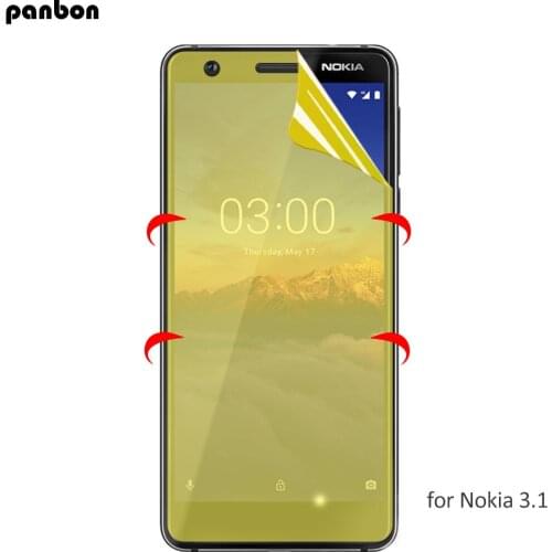 5D Soft Hydrogel Protective Film Nokia 3 3.1 Screen Protector For Nokia 3 3.1 flexible TPU 3D gel nano Film Not glass