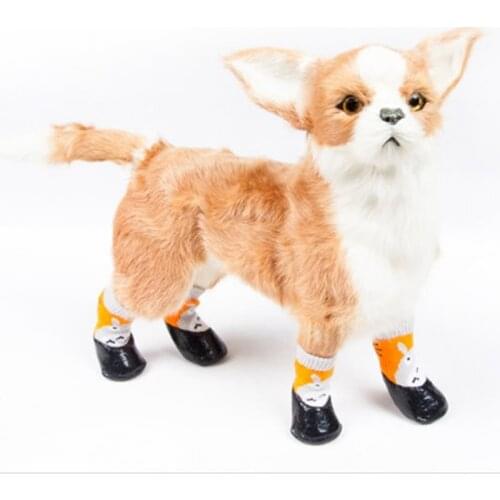 Outdoor Waterproof Nonslip Anti-stain Dog Cat Socks Booties Shoes Wth Rubber Sole Pet Paw Protector For Small Large Dog