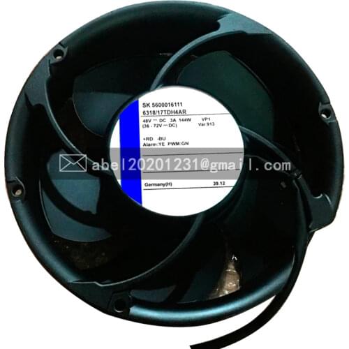 BRAND NEW GERMANY 6318/17TDH4AR 48V 144W 4WIRE COOLING FAN 17251 17CM