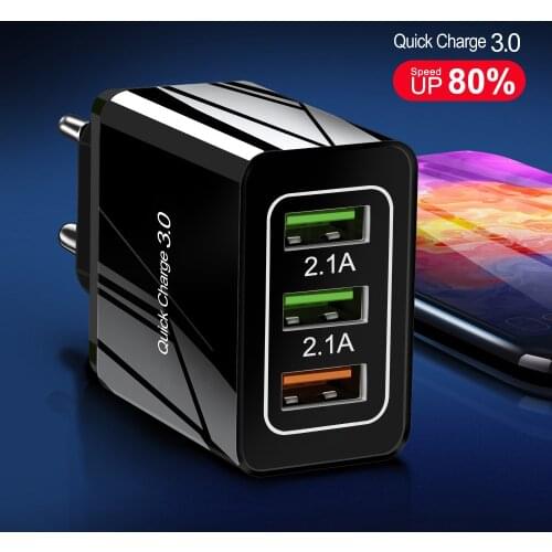 OLAF USB Charger Quick Charger 3.0 For iPhone XS Max XR X 10 Fast Charging Adapter Mobile Phone Chargers For Xiaomi Redmi Note 7