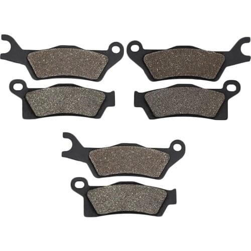 Motorcycle Front and Rear Brake Pads for Can Am Outlander 450 500 Max 650 800 1000 4X4 EFI STD DPS XT ATV 2012-2017 Brake Disks