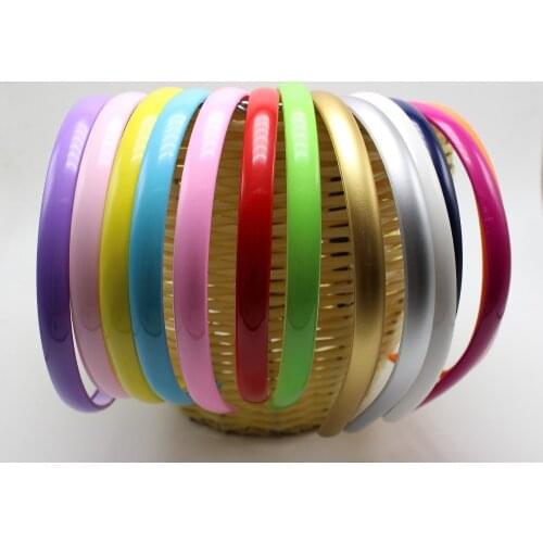 10 Mixed Color Plastic Hair Band Headband 12mm(1/2") Hair Accessories