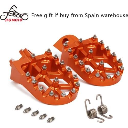 Motorcycle CNC Footrest Footpeg Foot Pegs For KTM 125 200 250 300 350 400 450 525 530 EXC EXC-F EXCF 1998-2010 2011 2012 2013