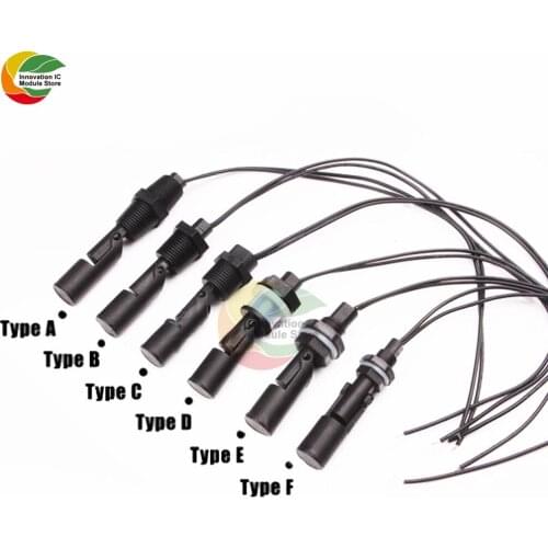 Water Level Sensor A/B/C/D/E/F Type Low Pressure Switch Water Level Liquid Level Sensor Horizontal Right Angle Float Switch