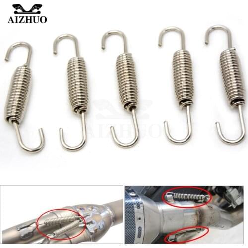 Motorcycle Modified Exhaust Pipe Spring Mounting Springs for yamaha nmax fazer xmax 300 fz8 yzf r125 tmax 530 tmax 500