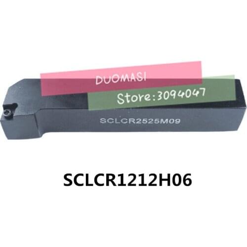 SCLCR1212H06 12*12mm Metal Lathe Cutting Tools Lathe Machine CNC Turning Tools External Turning Tool Holder S-Type SCLCR/L