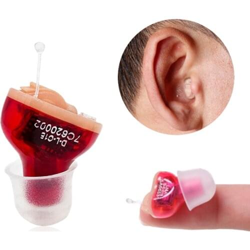 Hearing Aids Mini Digital In The Ear Intelligent Ear Hearing Amplifier For Elderly Headphone Deafness Adjustable Volume S-15A