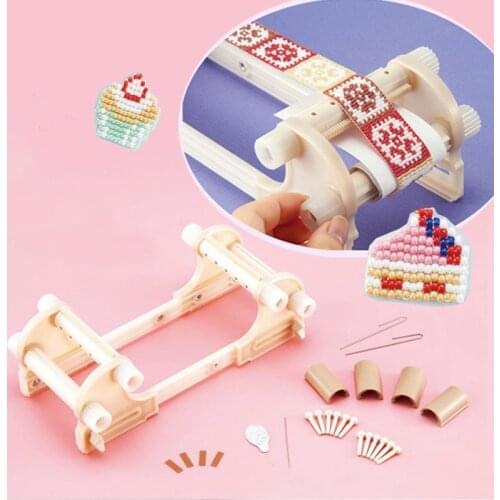 Cloverseries 58-631Telescopic type bead loom machine Beaded knitting machine