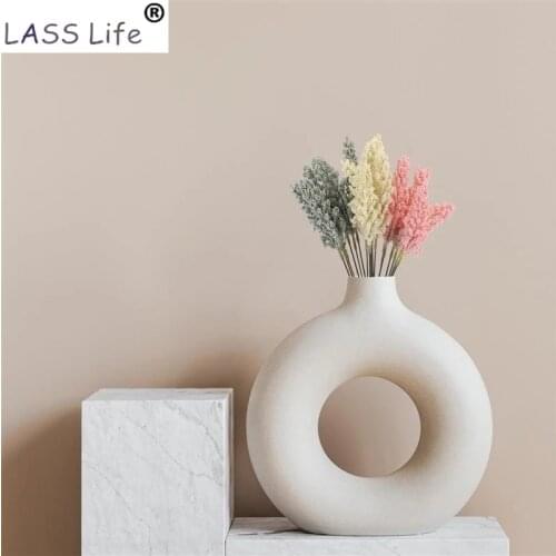 Nordic Ins Vegetarian Ceramic Vase Home Decoration Ornaments Crafts Flower Pot Art Vases Containrs Home Decoration Ornament Gift