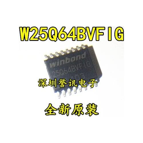 100% New original W25Q64BV W25Q64BVFIG 8M SOP-16