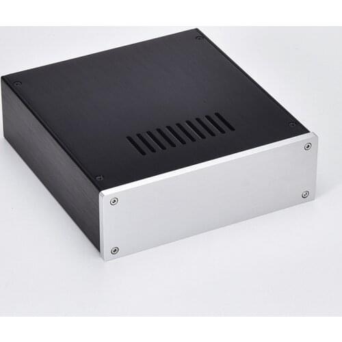 BZ2207 Aluminum Case DIY Short Size 215*228*70MM Power Amplifer Supply Case AMP Preamplifier Chassis Wire Drawing