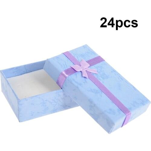 24 Lots Wholesale Jewelry Ring Earring Watch Small Large Gift Box 5*8*2.5CM New Cardboard Gift Boxes