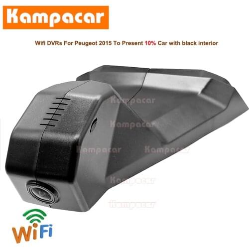 Kampacar PT11-C Wifi Dash Cam Car Dvr Camera For Peugeot 3008 4008 5008 GT-Line Allure Citroen DS7 CROSSBACK HD 1080P DashCam