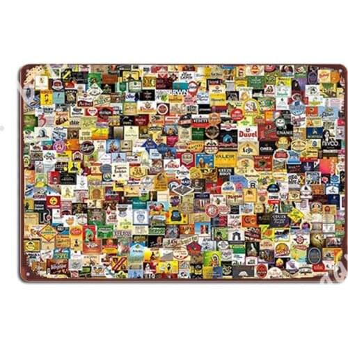 Belgian Beer Metal Signs Wall Plaques Club Home create Tin sign Posters