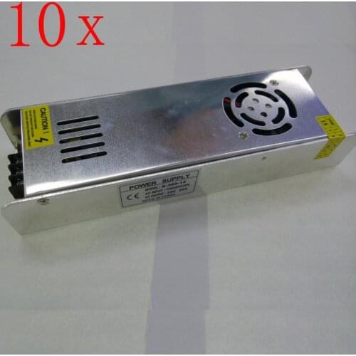 FREE DHL/CDEK, 10pcs/lot 360W DC12V 30A LED Switch Power Supply transformer,Input AC170V~240V ,Output DC12V,small type