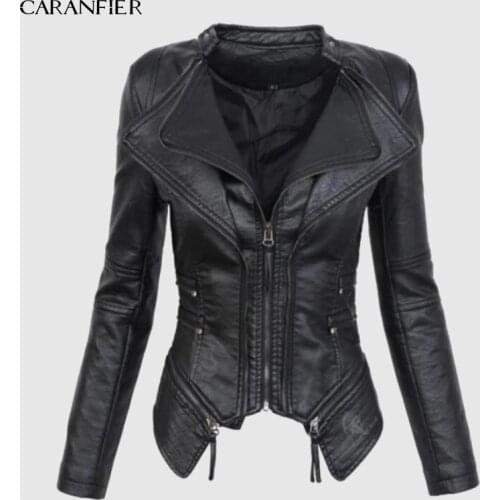 Женские короткие куртки CARANFIER China At AliExpress