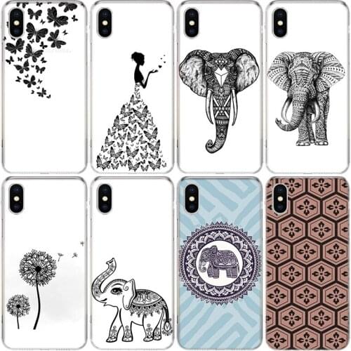 Totem Dandelion Elephant Phone Case For iphone 12 Mini 11 Pro XS MAX SE2020 8 7 6 6S Plus X 5 5S SE XR Cover Shell Coque