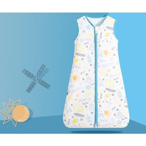 Baby Sleeping Bag Summer Thin Gauze Sleeping Bag Four Seasons Universal Child Kick Is Split Leg Baby Sleeping Bag