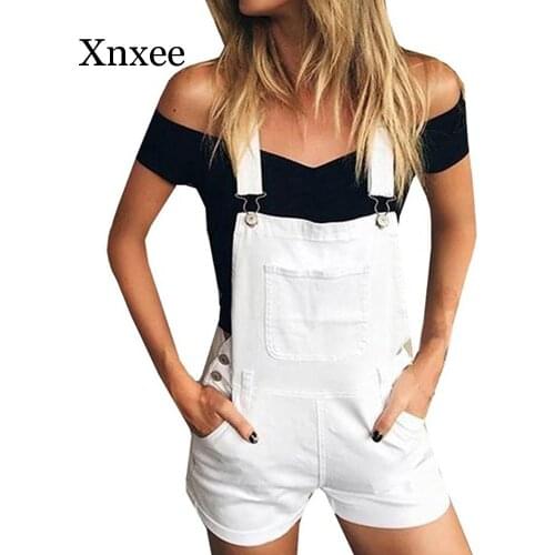 Shorts Jeans Women Classic Looser Women Denim Pants Overalls Classic White Womens Jeans Demin Shorts Jumpsuit Kot Pantolon
