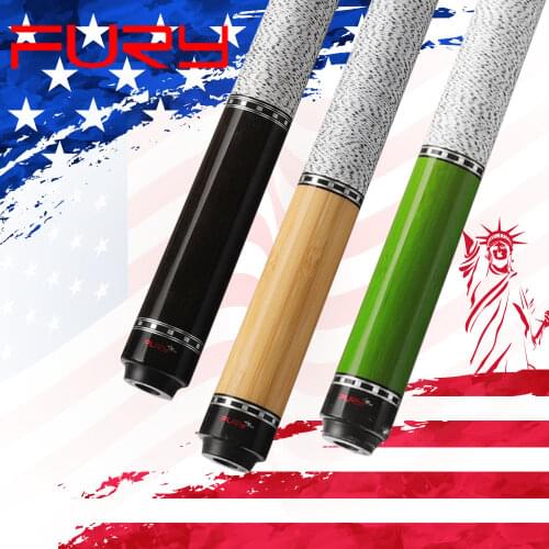 FURY NT 7-9 Pool Cue 13mm KAMUI Tip Billiard Hard Maple HTH Technology Shaft With Case Professional Bamboo Butt Billiar Stick