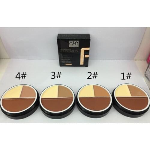 Hot Sale Makeup Concealer Palettes Contour Makeup Contouring Highlighter 3 Color Foundation Concealer 4 Color Choose #C14002