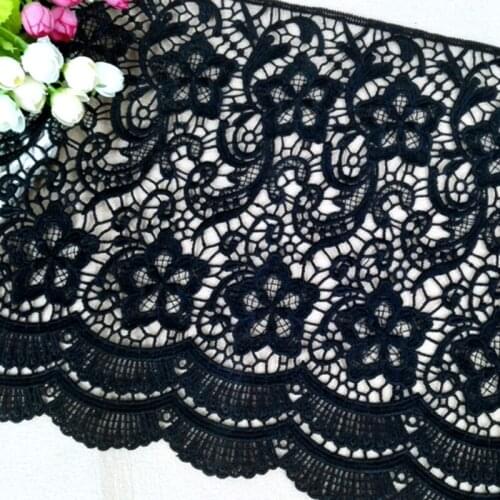 Buulqo 29cm wide water soluble milk silk lace accessories DIY clothing dress skirt hem accessories decorative cloth
