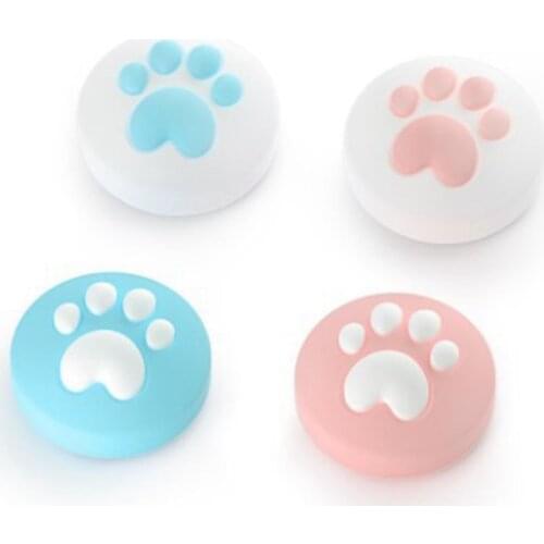 4PCS Cat Claw Thumb Grip Caps, Joystick Cap for Nintendo Switch , Soft Silicone Cover for Joy Con Game Controller