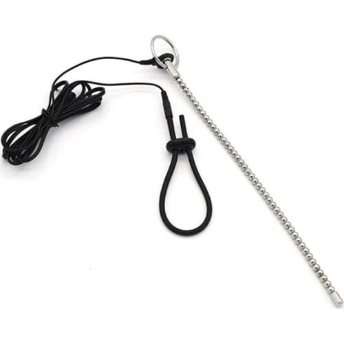 BDSM Electric Shock Pulse Male Masturbator Urethral Stimulate Plug Penis Ring Cock Rings Sex Toys For Men
