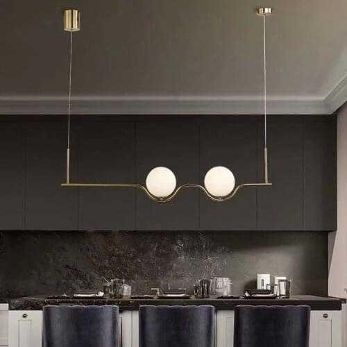 Nordic led light lustre pendente kitchen dining bar pendant lamp lumiere dining room light living room pendant light