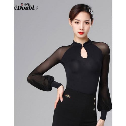 New Sexy latin top Dance Clothes Women Latin Salsa Rumba Chacha Dance Performance Practice Costume