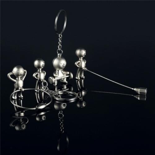 Novelty Souvenir Cute Creative Classic Funny Mr.P Boy Creative Gifts Keychain Key Chain Ring Key Fob Alloy Metal Key Chains S159