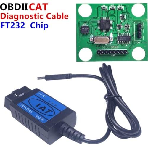 OBDIICAT For Fi--at F-Super Interface Scanner OBD/ OBD2 USB Scan Tool