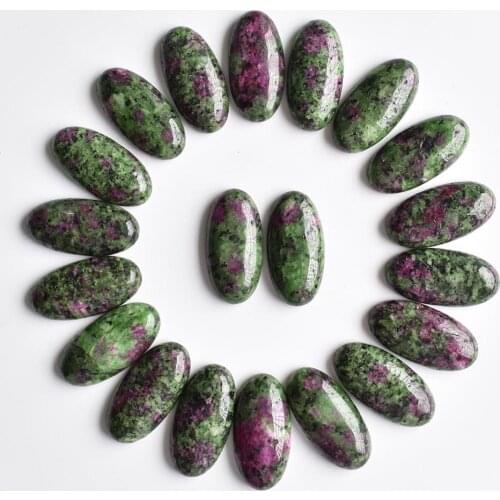 Wholesale 20pcs/Lot high quality Natural stone oval cab cabochons beads for Jewelry Accessories making 15x30mm free