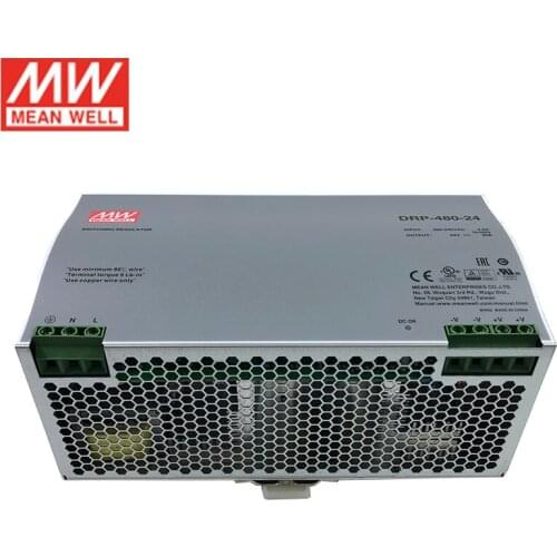 Original MEAN WELL DRP-480-48 480W 48V DIN Rail Switching Power Supply 220VAC to 48V DC 10A Power Unit PSU Transformer with PFC