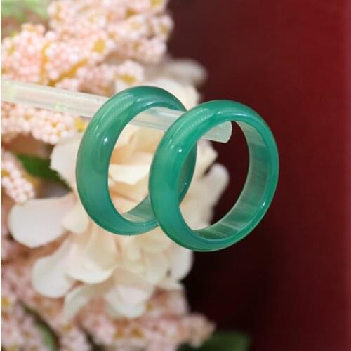 Couples Ring natural stone men and women fashion jewelry classic texture handmade brand rings jewelry accessories