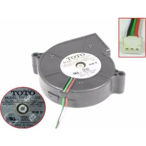 TOTO D07F-12B1S1 03B DC 12V 0.32A 3.84W 70x70x20mm Server Blower Fan