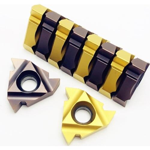 Carbide thread insert 22IR AG60 VP15TF / UE6020 / US735 metal turning tool CNC machine milling cutter left knife thread insert