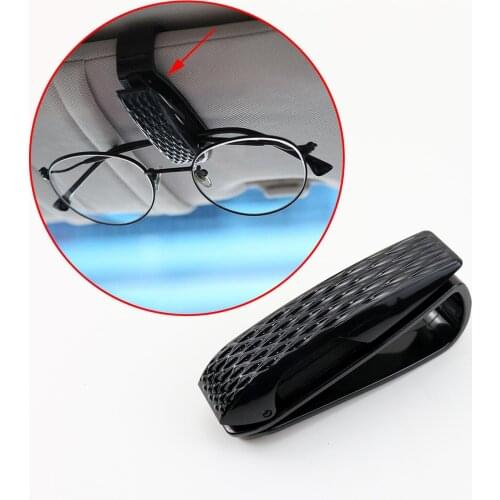 Universal Car Inner Trim Accessories Visor Sun Glasses Spectacles Clamp Holder Cute Sunglasses Card Ticket Clip Parts
