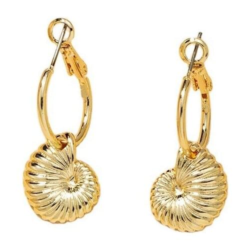 10 pair /lot jewelry fashion jewelry metal alloy conch shell earrings for women