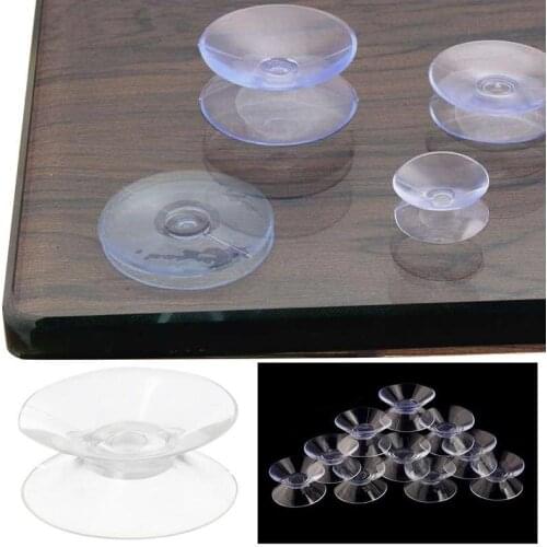 1 Pcs Suction Cup Pvc Plastic Small Seamless Large Double-sided Suction Cup Sucker Pads For Glass Hang Jewelry Seasoning Bo