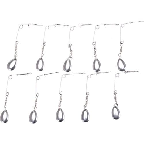 10Pcs/lot Stainless steel Spinnerbait Simulation bait accessories balance bracket ring silver sequins steel