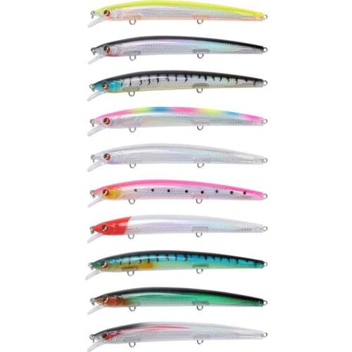 10pcs Floating Minnow Fishing Lure 13.8cm 15.4g Hard Artificial Bait 3D Eyes Crankbait Wobblers For Fishing Tackle Plastic Fish